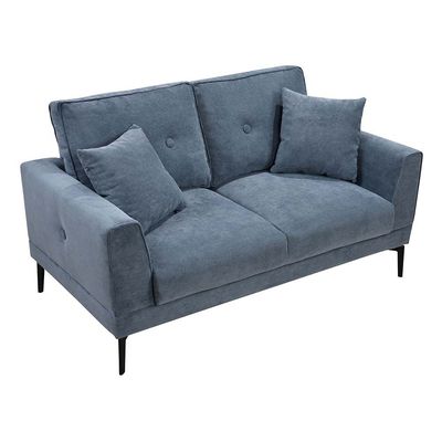 Clayton 5-Seater Fabric Sofa Set - Blue - With 2-Year Warranty