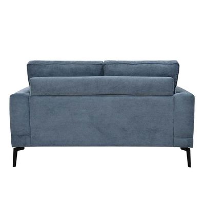 Clayton 5-Seater Fabric Sofa Set - Blue - With 2-Year Warranty