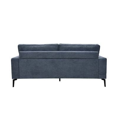 Clayton 5-Seater Fabric Sofa Set - Blue - With 2-Year Warranty