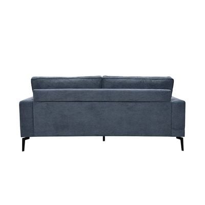 Clayton 3 -Seater Fabric Sofa - Blue - With 2-Year Warranty