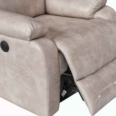 Cedar 1-Seater Power Motion Recliner - Beige - With 2-Year Warranty