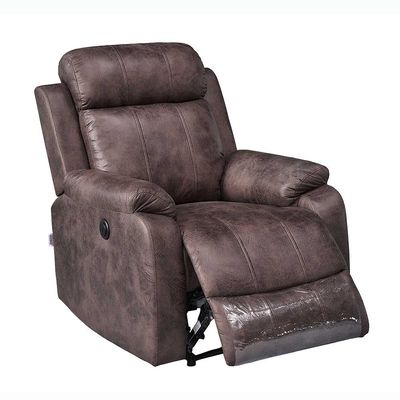 Cedar 1-Seater Power Motion Recliner - Chocolate - With 2-Year Warranty