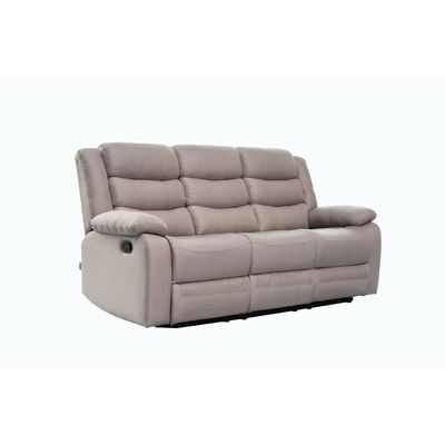 Homer 3+2+1 Seater Fabric Recliner - Light Brown