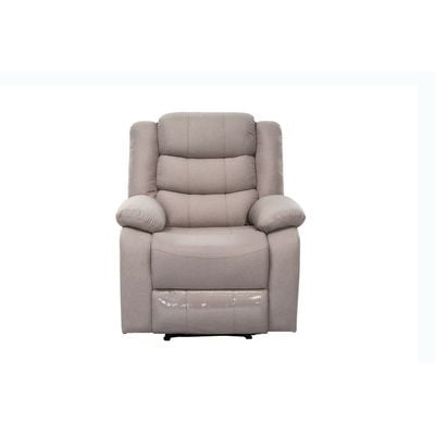 Homer 3+2+1 Seater Fabric Recliner - Light Brown