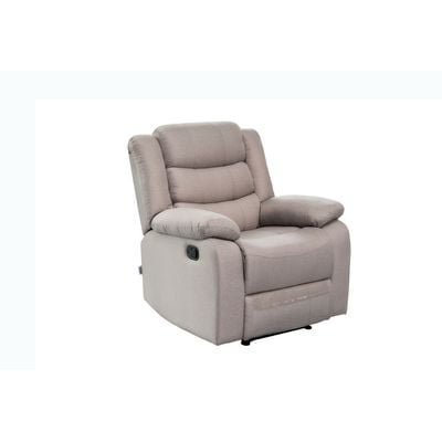 Homer 3+2+1 Seater Fabric Recliner - Light Brown