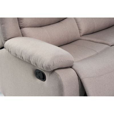 Homer 3+2+1 Seater Fabric Recliner - Light Brown