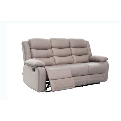 Homer 3+2+1 Seater Fabric Recliner - Light Brown