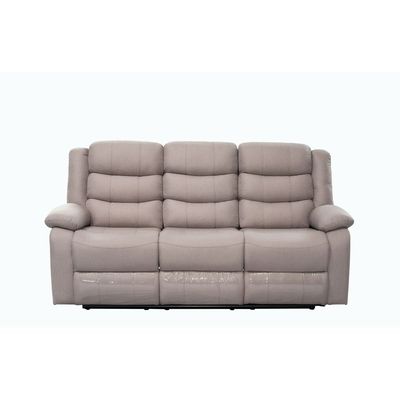 Homer 3+2+1 Seater Fabric Recliner - Light Brown