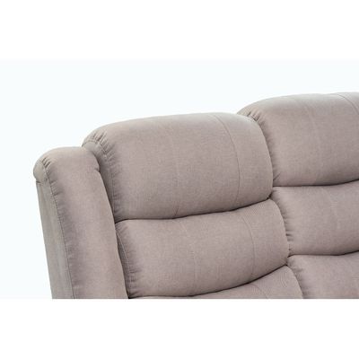 Homer 3+2+1 Seater Fabric Recliner - Light Brown