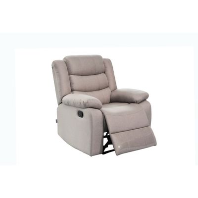 Homer 3+2+1 Seater Fabric Recliner - Light Brown