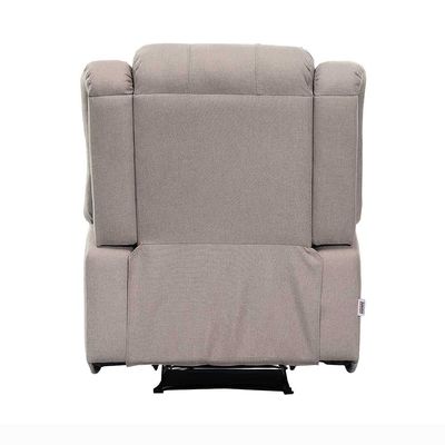 Homer 1-Seater Fabric Recliner - Light Brown - With 2-Year Warranty