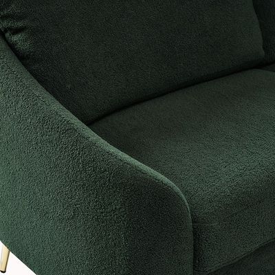 Breeze 3-Seater Fabric Sofa - Green - With 2-Year Warranty 