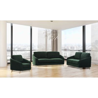 Breeze 3+2+1 Seater Fabric Sofa - Green
