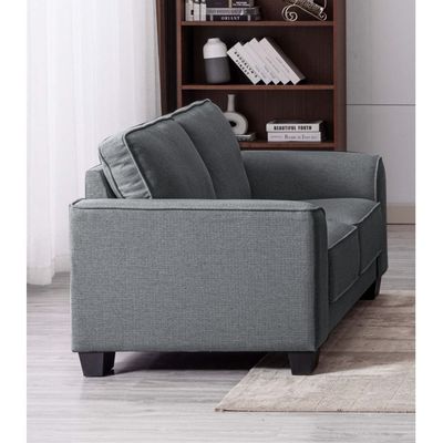 Valdez 3+2+1 Seater Fabric Sofa - Grey