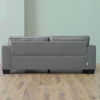 Valdez 3 Seater Fabric Sofa - Grey