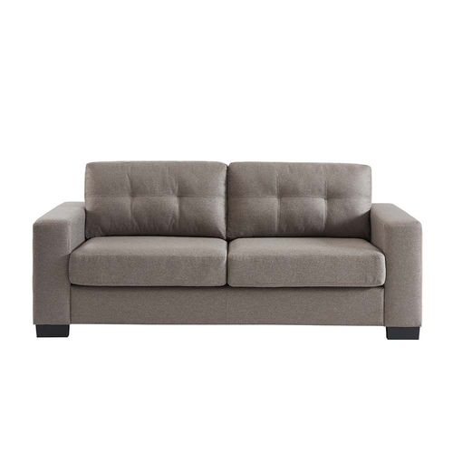 Byron 3-Seater Fabric Sofa - Taupe - With 2-Year Warranty