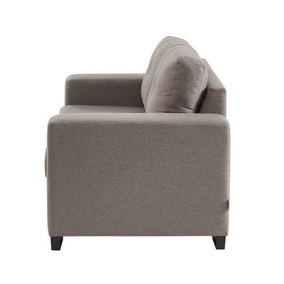 Byron 5-Seater Fabric Sofa Set - Taupe - With 2-Year Warranty