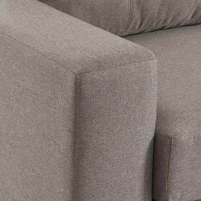 Byron 5-Seater Fabric Sofa Set - Taupe - With 2-Year Warranty