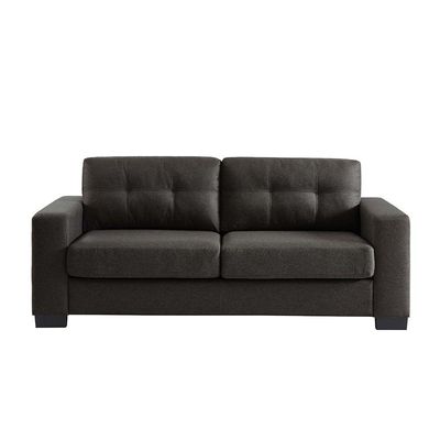 Byron 5-Seater Fabric Sofa Set - Charcoal - With 2-Year Warranty