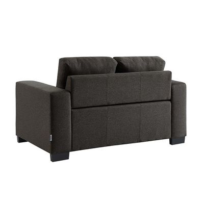 Byron 5-Seater Fabric Sofa Set - Charcoal - With 2-Year Warranty