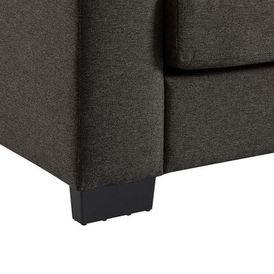 Byron 5-Seater Fabric Sofa Set - Charcoal - With 2-Year Warranty