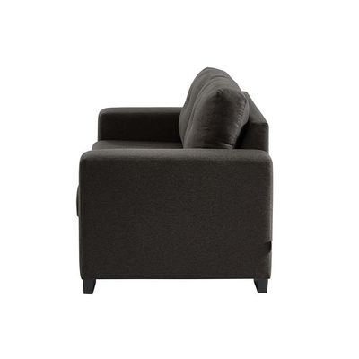 Byron 2-Seater Fabric Sofa - Charcoal - With 2-Year Warranty