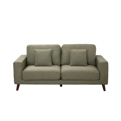 Caspian 3-Seater Fabric Sofa - Light Green - With 2-Year Warranty