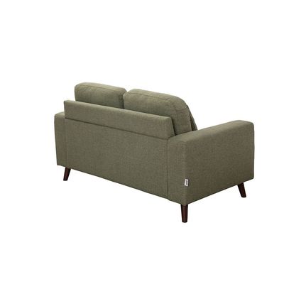 Caspian 3-Seater Fabric Sofa - Light Green - With 2-Year Warranty