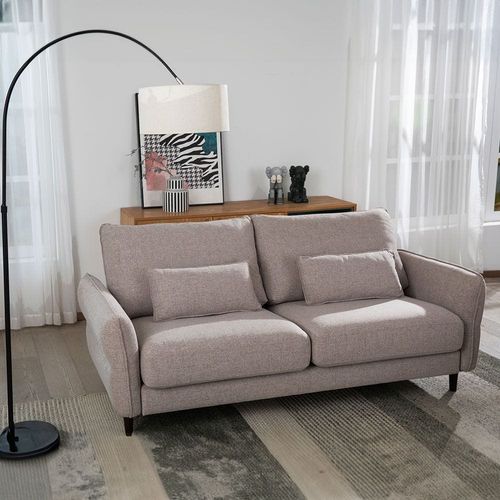 Armstrong 2-Seater Fabric Sofa – Grey – With 2-Year Warranty