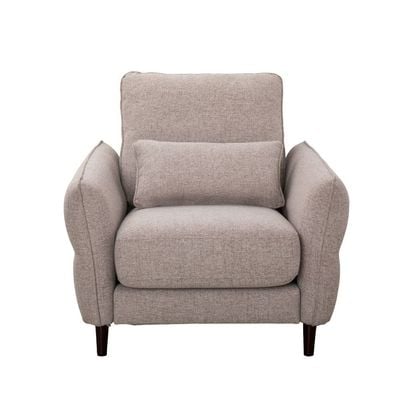 Armstrong 1-Seater Fabric Sofa – Grey – With 2-Year Warranty