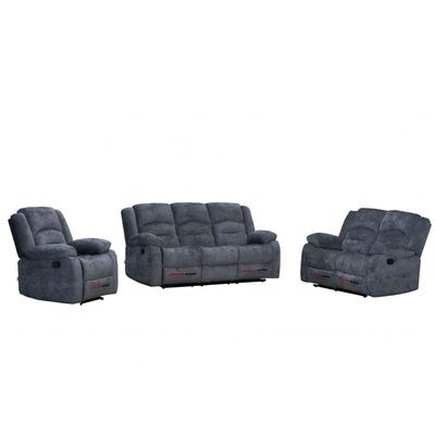 Dazler 1-Seater Fabric Recliner- Gray