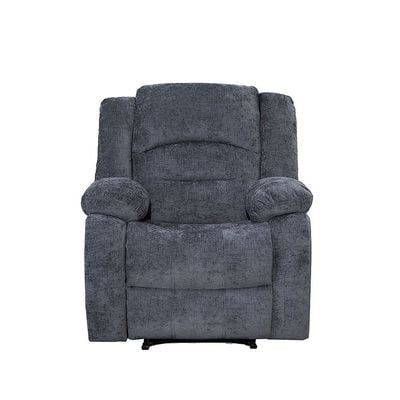 Dazler 1-Seater Fabric Recliner- Gray