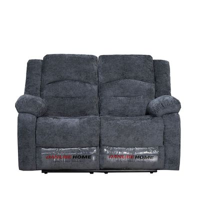 Dazler 2-Seater Fabric Recliner- Gray