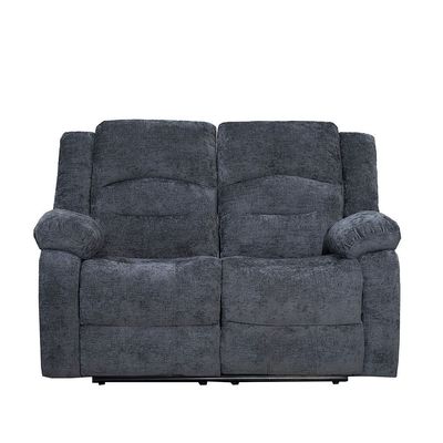 Dazler 2-Seater Fabric Recliner- Gray