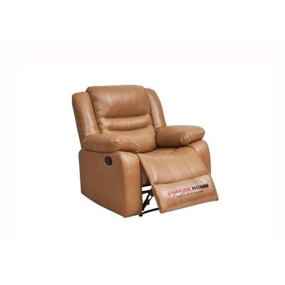 Dazler 1 Seater Air leather Recliner - Brown