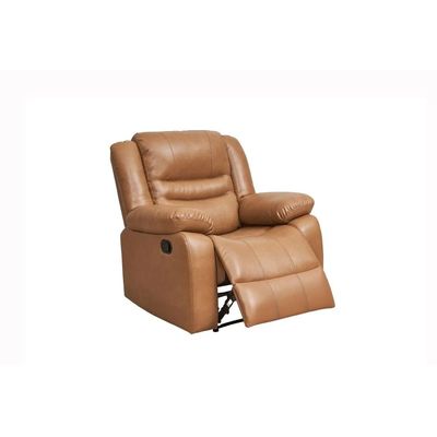 Dazler 1 Seater Air leather Recliner - Brown