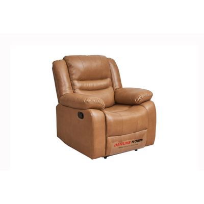 Dazler 1 Seater Air leather Recliner - Brown