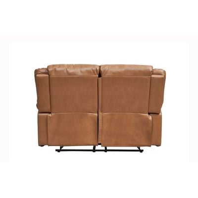 Dazler 2 Seater Air Leather Recliner - Brown