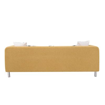 Lizzi 3-Seater Fabric Sofa - Yellow - With 2-Year Warranty