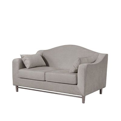 Cyprus 2-Seater Fabric Sofa - Grey - With 2-Year Warranty