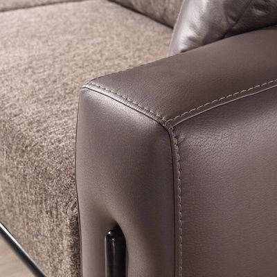 Prebbleton 3 Seater Fabric Sofa - Grey
