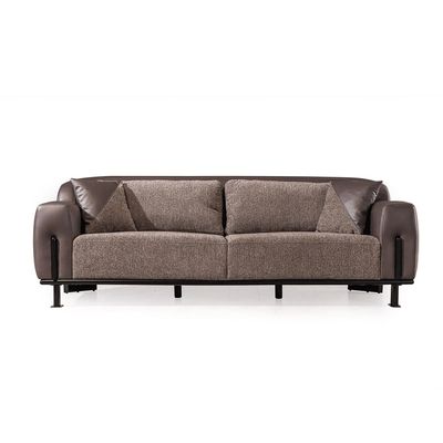 Prebbleton 9-Seater Fabric Sofa Set - Grey - With 2-Year Warranty