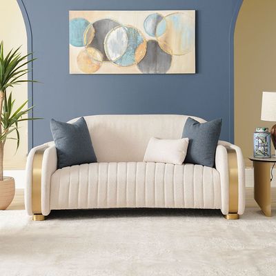 Gold 2 seater sofa sale