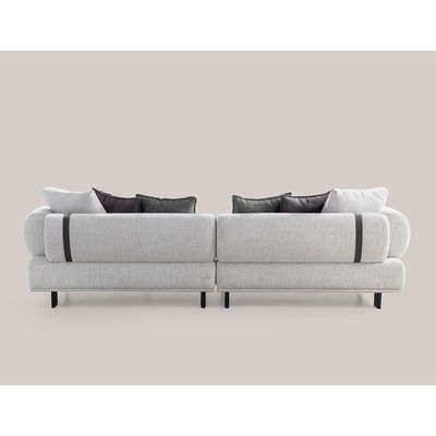 Elizar 4 Seater Fabric Sofa - Beige