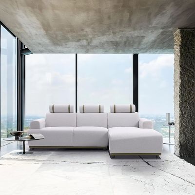 Marnel Right Corner Fabric  Sofa -  Beige