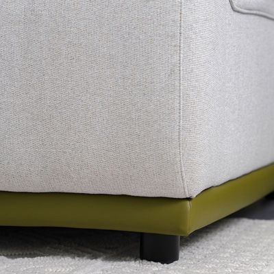 Marnel 2-Seater Fabric Sofa - Beige - With 2-Year Warranty