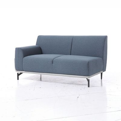 Acama Right Corner Fabric Sofa - Teal / Grey