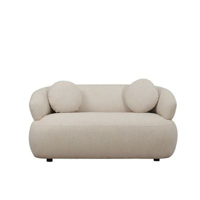 Elron 6-Seater Fabric Sofa Set - Beige/Tan - With 2-Year Warranty