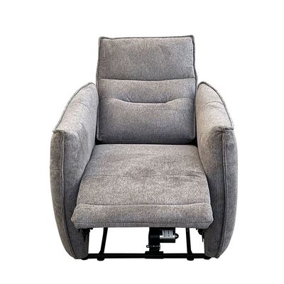 Cazo 1-Seater Fabric Power Recliner - Dark Grey - With 2-Year Warranty
