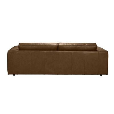 Cabal 5-Seater Leather Sofa Set - Tan - With 2-Year Warranty